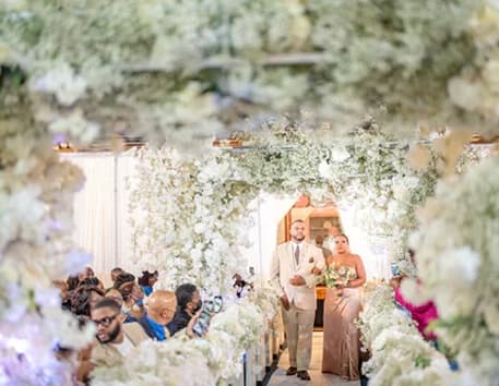 Ceremony setup