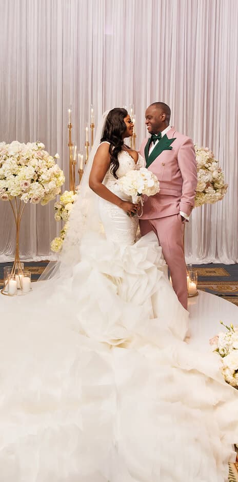 Couple in Pink suit