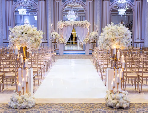 Wedding hall background